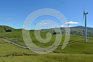 Te Apiti Wind Farm in Palmerston North, New Zealand