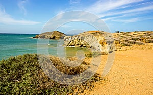 at te end of the sea in Guajira