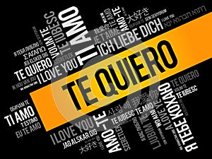 Te quiero (I Love You in Spanish photo