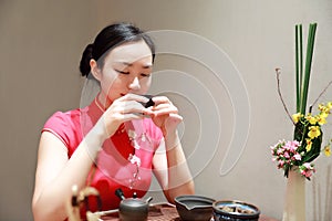 Tea art of China,Drink tea