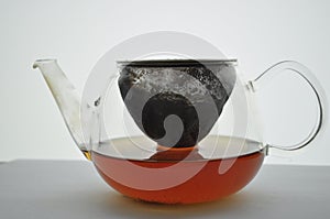 Tea, black, black tea, glass