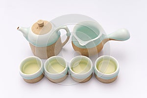 tea brewed in chinese procelain tea sets