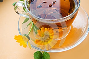 Tea with calendula