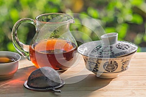 Tea ceremony in nature