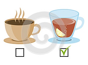 Tea or coffee