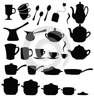 Tea, coffee ans pot sets