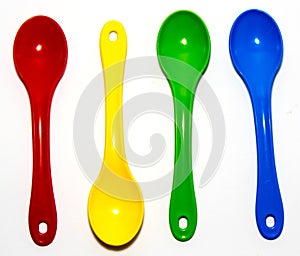 Tea Colored Spoons, Isolated