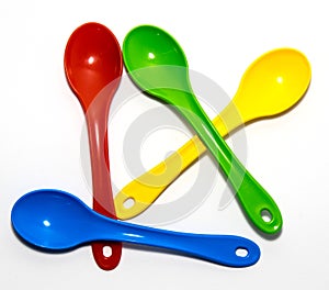 Tea Colored Spoons, Isolated