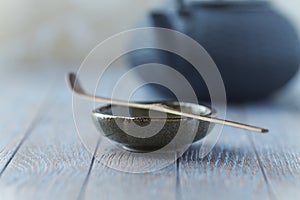 Tea culture. Hancrafted ceramic.