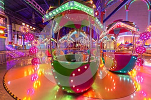 Tea cup carousel indoor playground