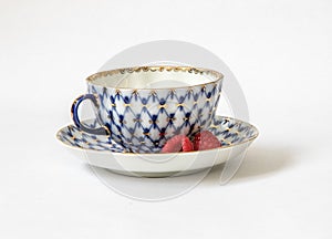 Tea cup and a saucer