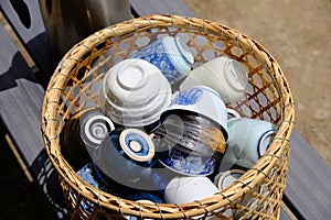 Tea Cups in Japanese style