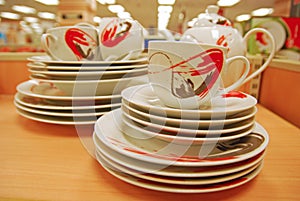 Tea Cups, Saucers and Plates photo