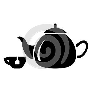 Tea drink icon vector design template basic RGB