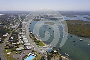 Tea gardens at Port Stephens NSW,