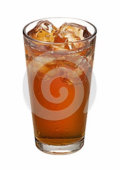 Tea Glass isolated with clipping path