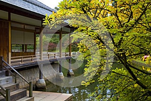 Tea house in Japanese Garden