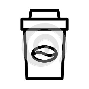 Tea vector  thin   line icon
