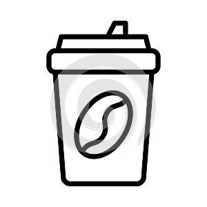 Tea vector thin line icon
