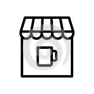 Tea vector thin line icon