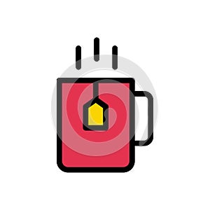 Tea vector thin line icon