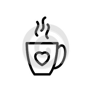Tea  vector thin line icon
