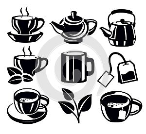 Tea icons