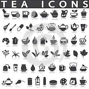 Tea icons