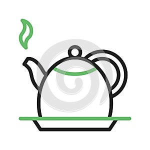 Tea Kettel Icon Image.