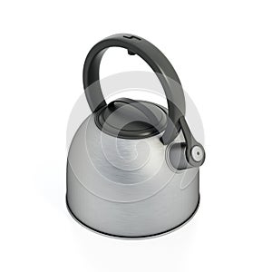 Tea kettle isolated on white background. 3D illustration