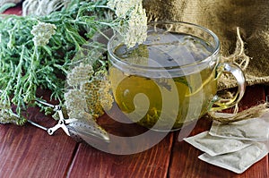 Tea with medicinal herbs