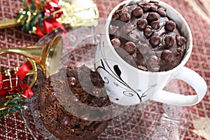 Tea Mug cake, Chocolate cake, Chocolate Eni Rotti