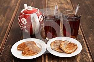 Tea pancakes