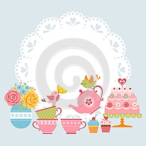 Tea party invitation