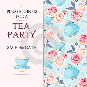 Tea party invitation