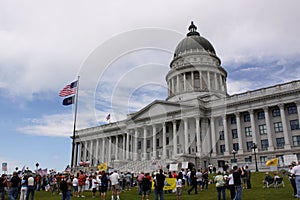 Tea Party protest at state capitol