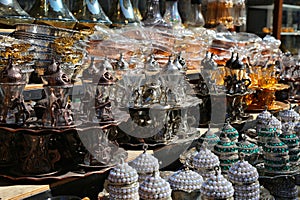 Tea sets in Istanbul, Turkiye