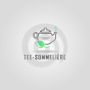 Tea Shop Logo Design template