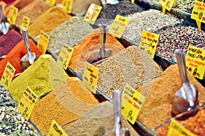 Tea and spices on an Egyptian market