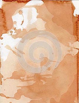Tea Stained Splotchy Water Color Paper photo