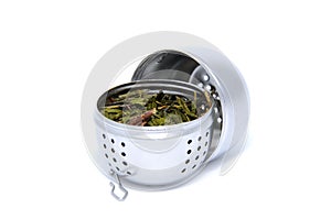 Tea strainer loaded