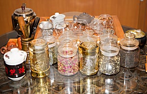 Tea in the tea shop, China