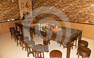 Tea in the tea shop, China