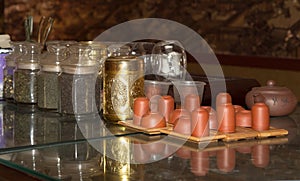 Tea in the tea shop, China