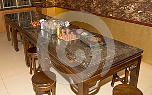 Tea in the tea shop, China