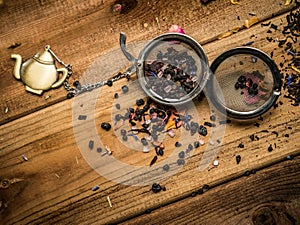 Tea theme still-life