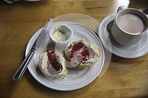 Tea Time at Clan Donald, Skye, Scotland, UK.