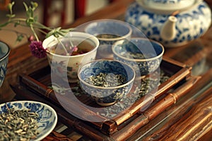 Tea of traditional chinese medicine