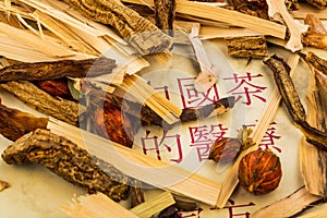 Tea for traditional chinese medicine