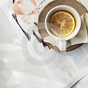 Tea Trends Chill Calm Fresh Ideas Relax Concept photo